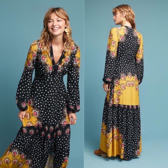 Anthropologie Dresses & Skirts - Farm Rio | Floral Maxi Dress Size XS